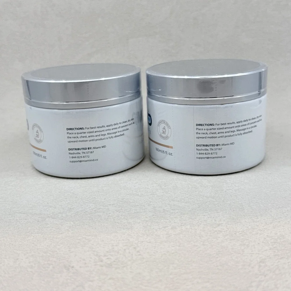 2 PACK 6oz MiamiMD (Miami MD) ADVANCED CREPE FIX For Firming & Body Repair NEW